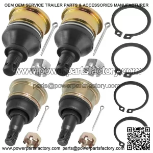 Yamaha Grizzly 700 YFM7 YFM700 2007-2012 4 Upper and Lower Ball Joints