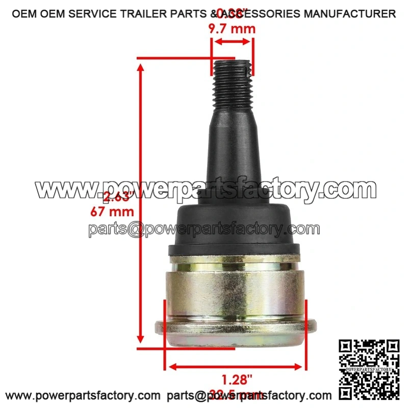 Yamaha Grizzly 700 YFM7 YFM700 2007-2012 4 Upper and Lower Ball Joints - Image 3