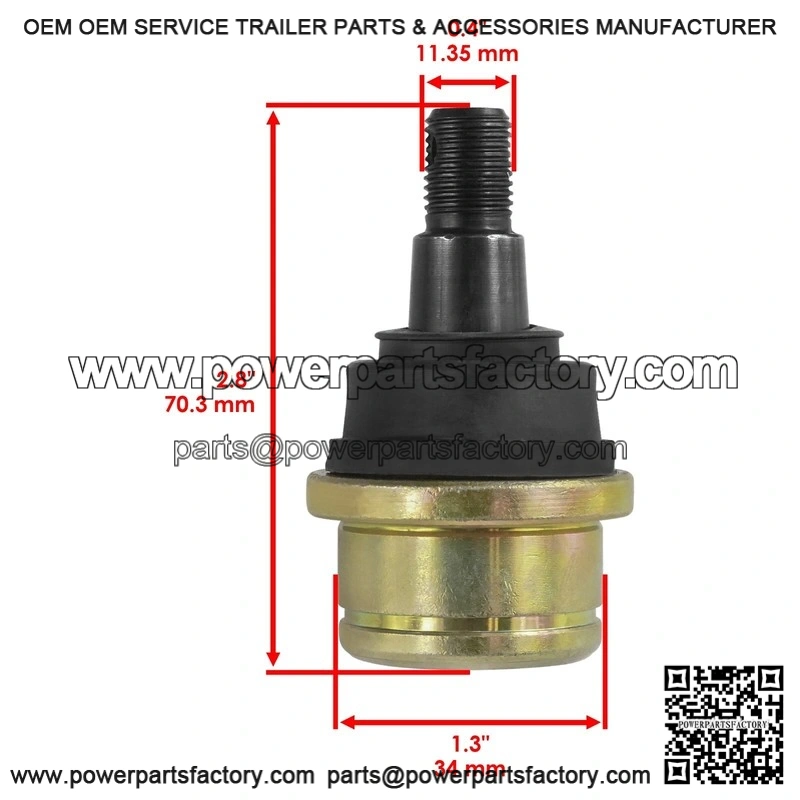 John Deere Xuv Gator 625I 825I Gas 2 Front Knuckle Lower Upper Ball Joint - Image 3