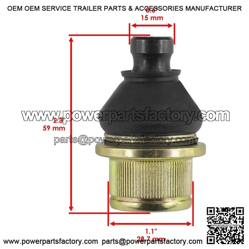 Arctic Cat 400 2X4 4X4 98-2010 / 0405-483 4 Ball Joints Upper and Lower Set - Image 2