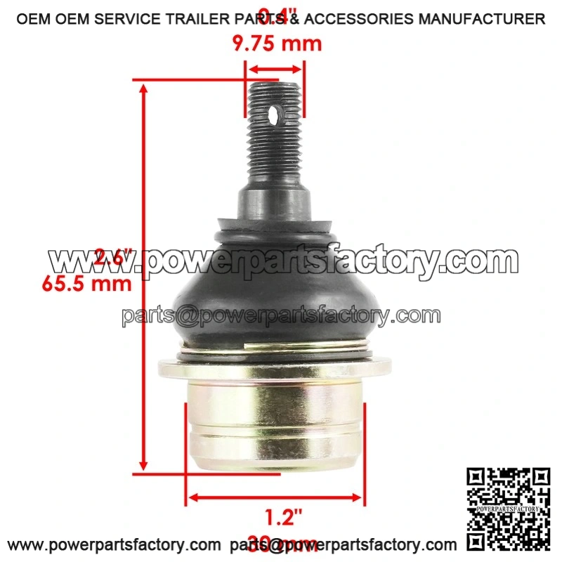 Kawasaki KFX 400 KFX400 2000 2001 2002 2003 2004 2005 2006 2 Upper Ball Joints - Image 2
