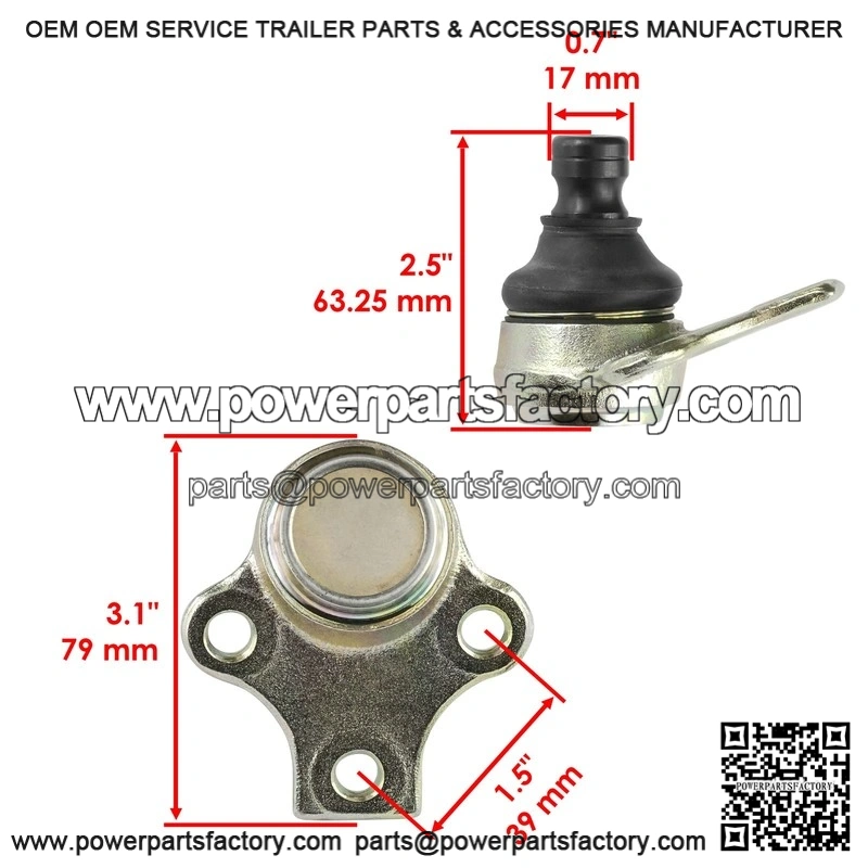 Can-Am Bombardier Outlander 400 XT HO 4X4 2003-2005 2 Lower Ball Joints - Image 2