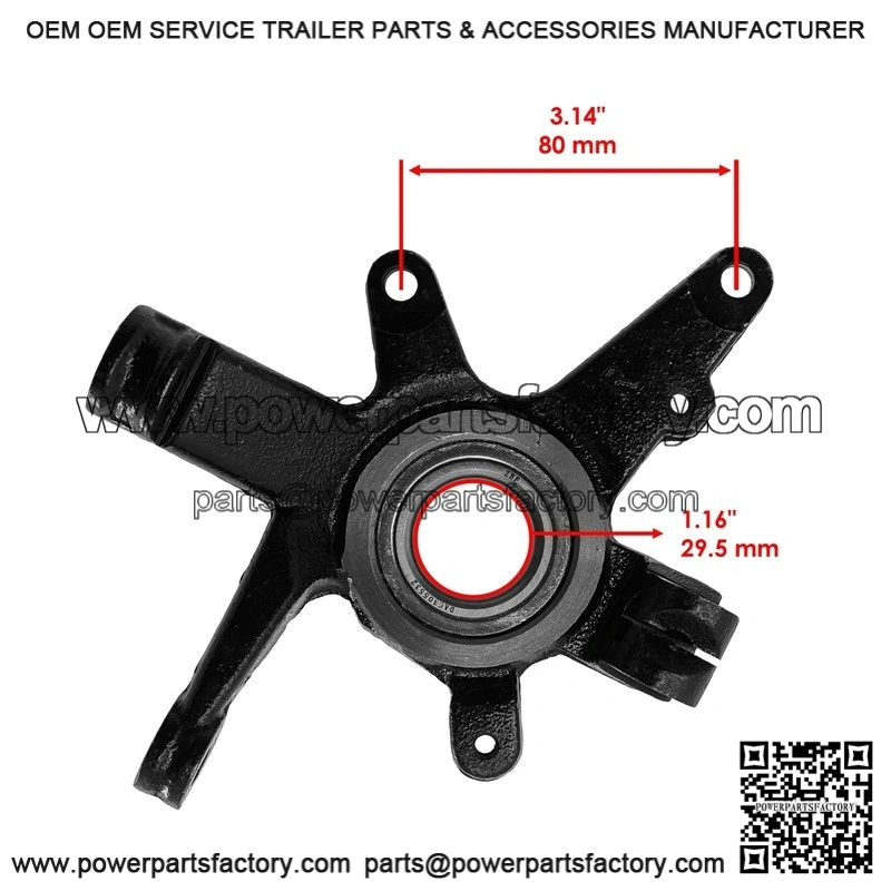 Yamaha Grizzly 660 YFM660 2003-2008 Steering Knuckle & Lower Ball Joint - Image 2
