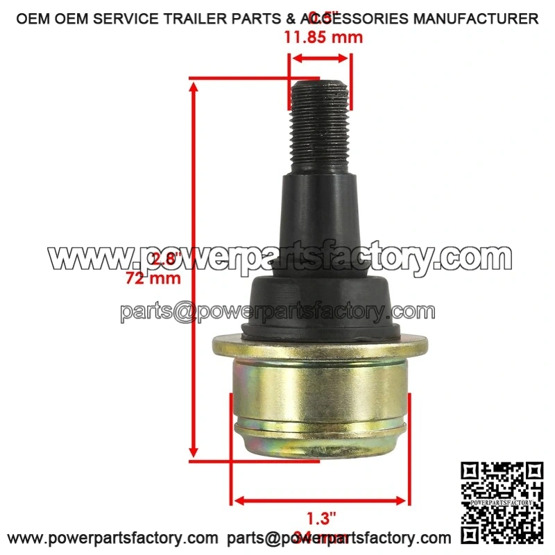 John Deere XUV560E XUV590E XUV590M 4 Front A-Arm Lower Upper Ball Joint - Image 2