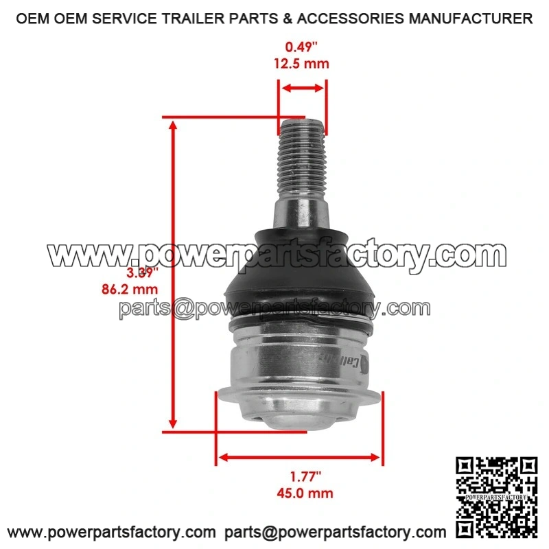 Honda Pioneer 1000-5 SXS1000M5 2016-2020 Front Arm Ball Joint - Image 2