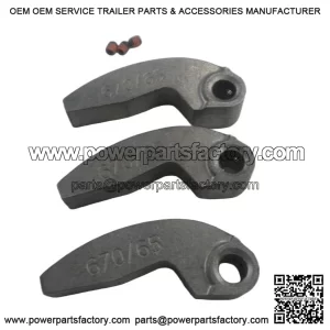 65 Gram Clutch Cam Arms / Weights (3) - New for Arctic Cat Snowmobile, Part 0746-670