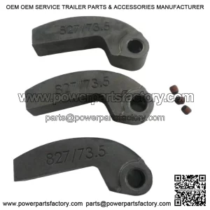 73.5 Gram Clutch Cam Arms Weights (3) - New for Arctic Cat Snowmobile, Part 0746-827