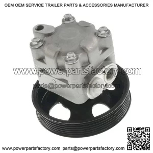 49110-4W000 Power Steering Pump w/ Pulley and Hose Barb for 3.5L Nissan Pathfinder 2001-2004