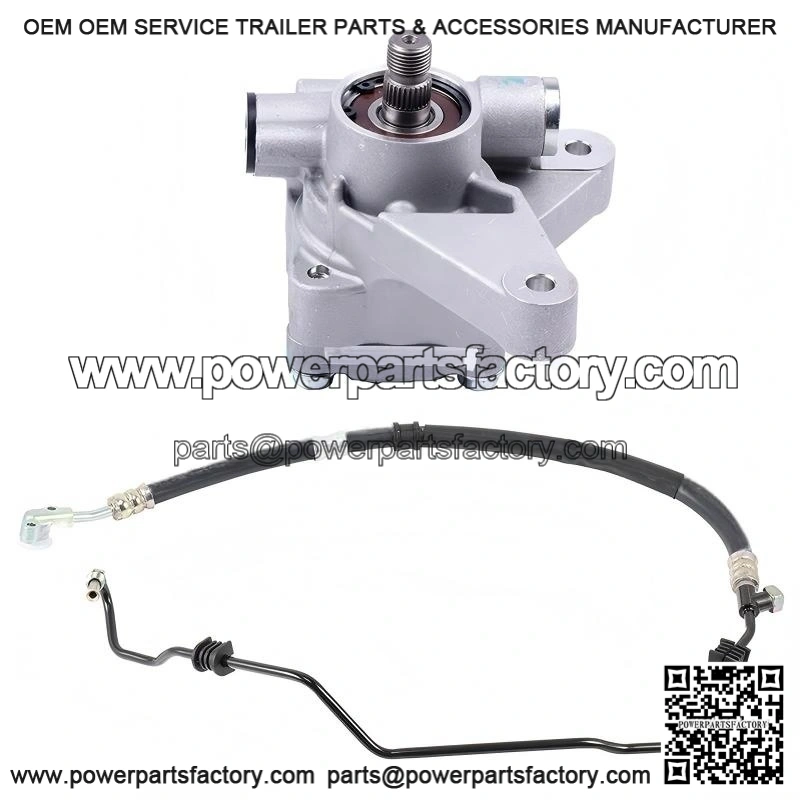 Power Steering Pump with Pressure Line Assembly for 1999-2004 Honda Odyssey