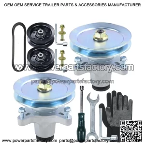 Durable 121-0751 Spindle & 125-5574 Pulley Set - Mower Replacement Kit