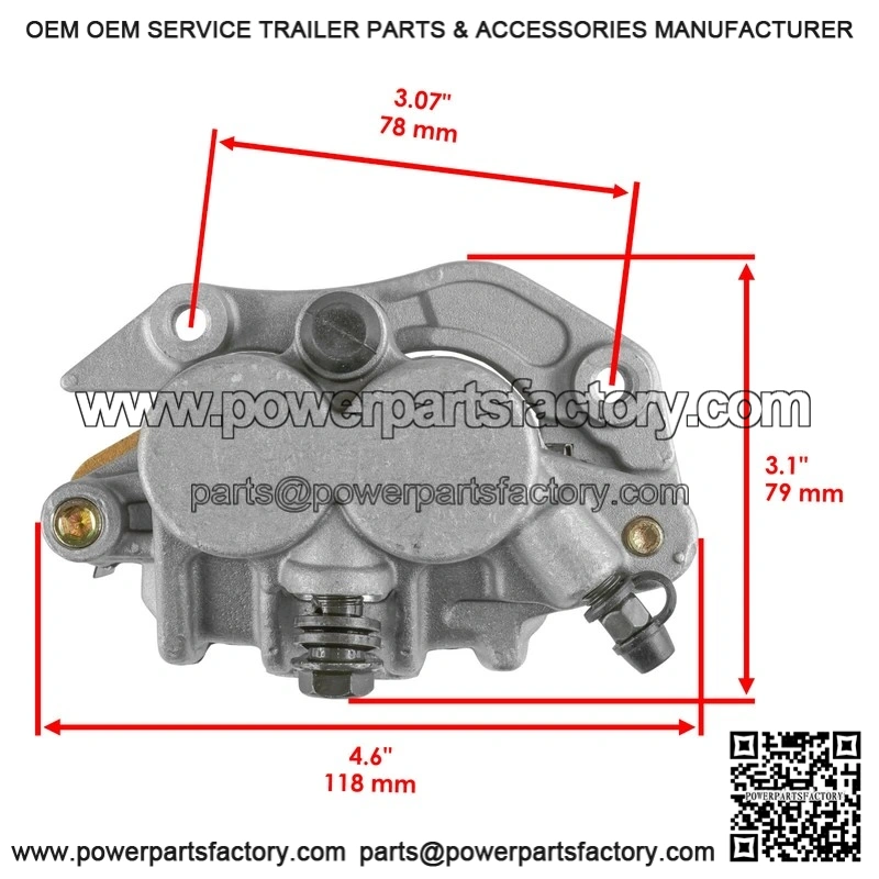 For Yamaha YZ250F 2007-2015 / YZ250 2008-2016 Front Brake Caliper W/Pads - Image 2