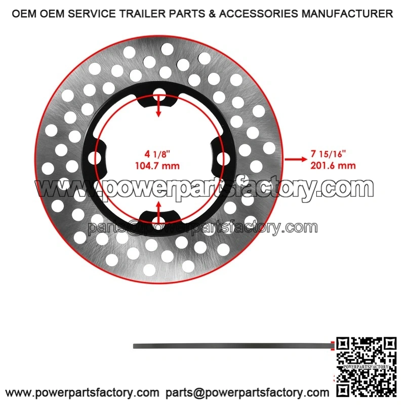 For Yamaha Kodiak 400 YFM400 2x4 4x4 2003-2006 Front Brake Disc w/ Left Caliper - Image 2
