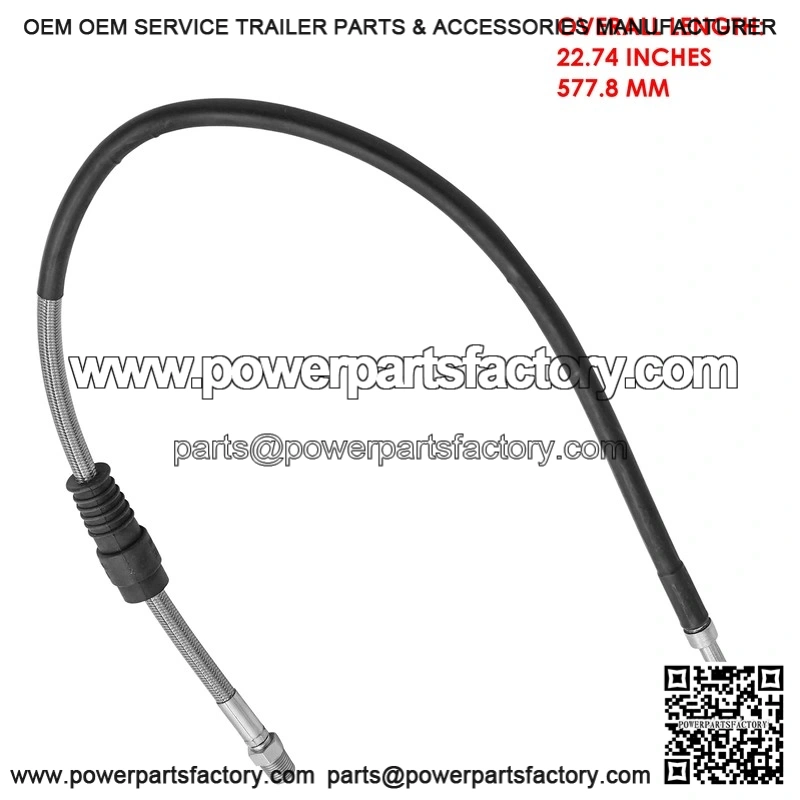 Brake Master Cylinder Hose Line for Polaris Trail Boss 250 1988-1999 and 350L 1990-1993 - Image 2