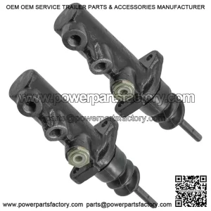 Set of 2 Brake Master Cylinders for Case IH 580K 580L 580SL 580M 580SM Backhoe