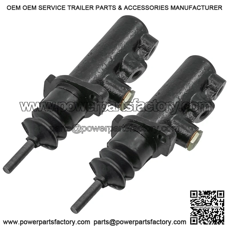 Set of 2 Brake Master Cylinders for Case IH 580K 580L 580SL 580M 580SM Backhoe - Image 3