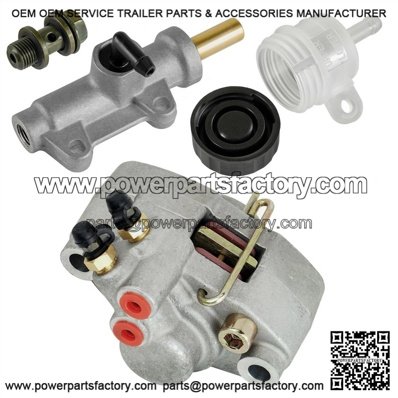 Rear Brake Caliper with Master Cylinder and Reservoir for Polaris Trail Blazer 250 2001-2003
