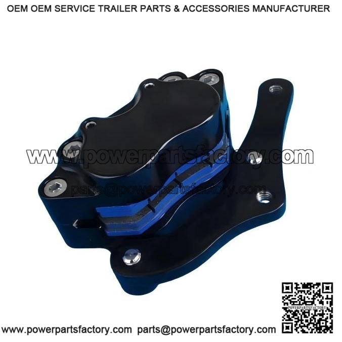Black Brake Caliper ?C 4 Piston for Harley DNA Midwest FXST & Choppers Glide Front End - Image 2