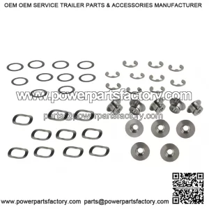 Titanium Alloy Brake Disc Bobbins Kit with Circlips ?C Universal for Motorcycles