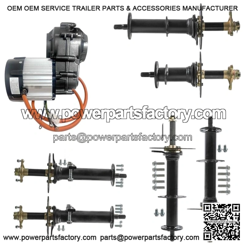 Differential Rear Axle Kit for Trike E-Bike Golf Cart Quad ?C 500W, 1000W, 1500W Motor Options