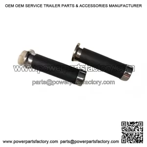 Pair of Knobs with Chrome Studs (CM29003) for VESPA PX 125/150/200.