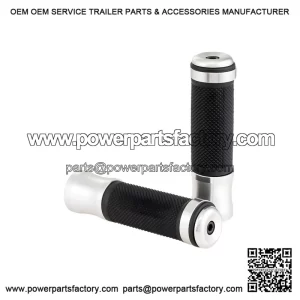 ALUMINIUM RUBBER GRIPS (125mm, ?24mm) ?C For Vespa P80?150X, PX80?200E