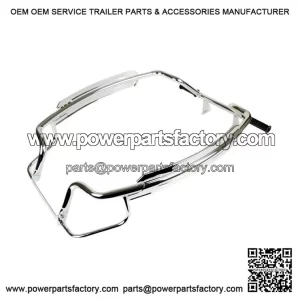 Chrome Crash Bars / Florida Side Panel Rear Protector for Vespa PX & LML 125/150/200.