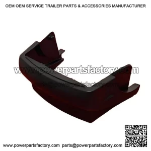 Black ABS Plastic Rear Frame Bumper for VESPA PX125E, PX150E & PX200E (1984-1998).