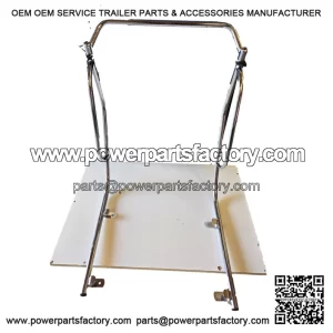 Classic 3-Piece Chrome Crashbar / Side Protection Set ?C No Drilling, fits Vespa PX, PE & T5.