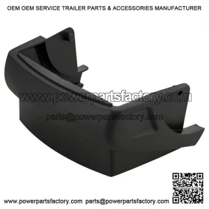 Black ABS Plastic Rear Frame Bumper for VESPA PX125, PX150 & PX200 (2006-2016).