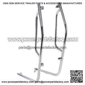 Chrome Legshield / Floorboard Crash Bars for VESPA PX125E, PX150E & PX200E (1984-2016).