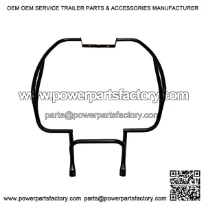 Black Rear Crash Bars / Side Protectors for Vespa PX