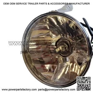 Complete Headlight Assembly with Halogen & LED Parking Bulb for Vespa PX/P/LML/T5 (2001-onwards).