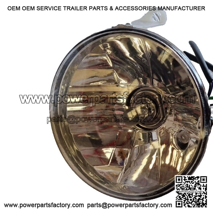 Complete Headlight Assembly with Halogen & LED Parking Bulb for Vespa PX/P/LML/T5 (2001-onwards).