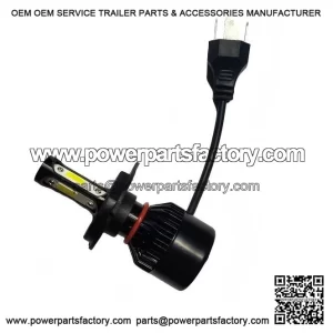 H4 12V 35/35W Halogen Headlight Bulb in Black LED Style for Vespa PX Disc, LML Star & GTS etc.