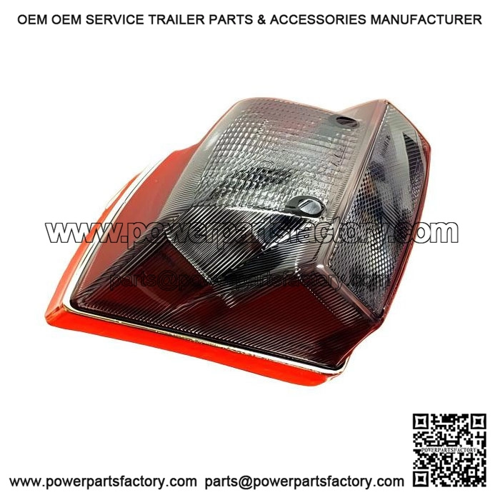 Smoked Rear Brake Light Unit with Bulbs for VESPA PX DISC 125/150/200 (1998-2005).