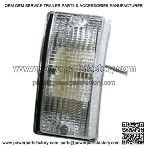 Complete Chrome Front Left Arrow / Indicator for Vespa PX 80/100/125/150/200.