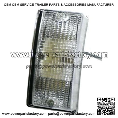 Complete Chrome Front Left Arrow / Indicator for Vespa PX 80/100/125/150/200.
