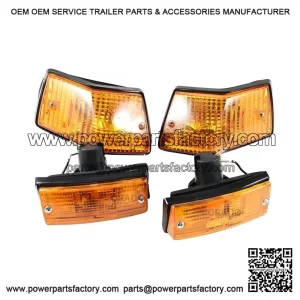 Set of 4 Amber Lens Indicators for VESPA PX, PE & P200E.