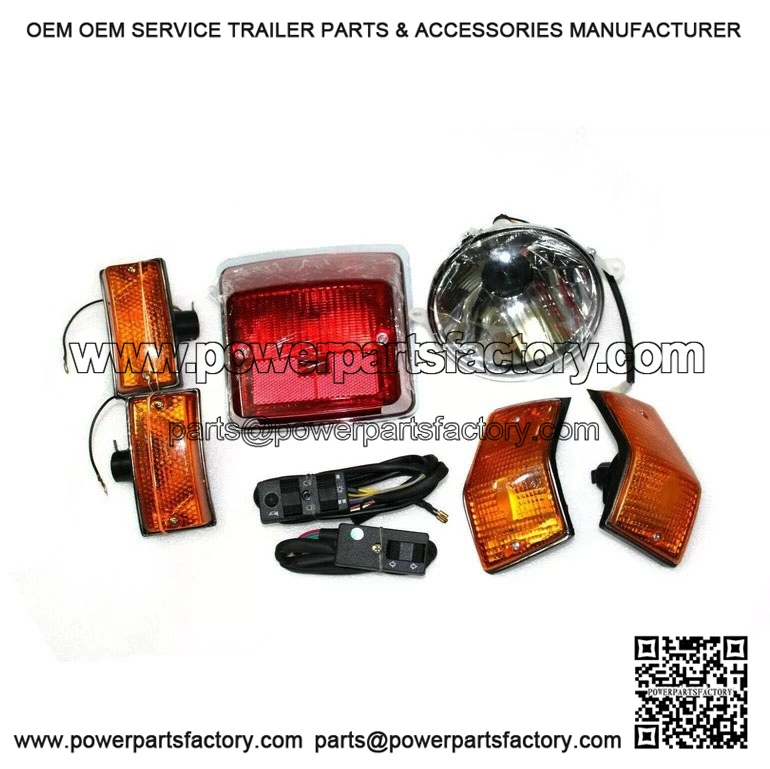 Headlight, Taillight & 4 x Orange Indicator Switch Set for Vespa PX & LML.