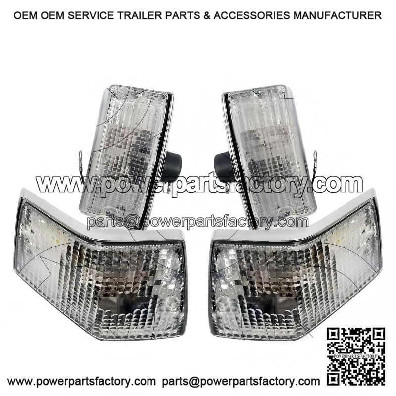 White Front & Rear Indicator for Piaggio Vespa PX 125/150/200 (Last Series).
