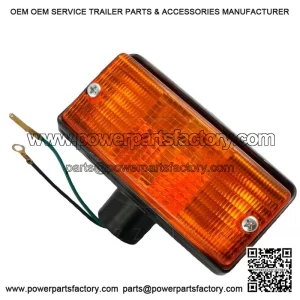 Complete Orange Left Indicator (Piaggio) for Vespa PX 125/150/200 E.