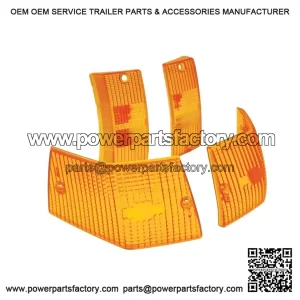 Approved Indicator Plastic Kit (4 Pieces), Front & Rear, Vespa PX