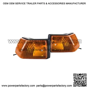 Original Orange Indicator Lenses, Vespa PX 125-150-200