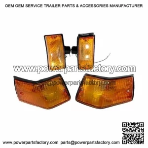 SET OF 4 FRONT & REAR INDICATORS ?C Fits Vespa PX, LML, Star, Stella Models