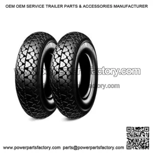 2-Piece S83 Reinforced Rubber Tyre for Vespa PX 125/150 (3.50.10).