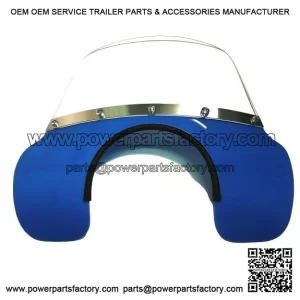 Solid Blue Flyscreen / Fly Wind Screen Mod for Vespa PX & LML.