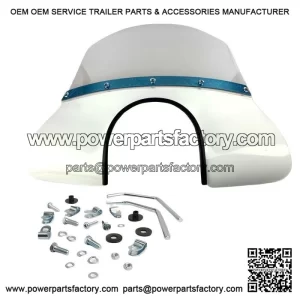 WHITE MOD?STYLE FLYSCREEN ?C For Vespa PX, PE, T5 Classic, LML, Rally, GTR 125?C200