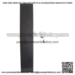 Matte Black Plastic Front Mudguard Crest (185mm Lusso type) for Vespa PX 125/150/200 & LML.