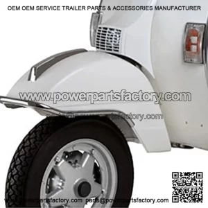 Original Chrome Finish Fender for Piaggio Vespa PX 125/150 (2011-2017).