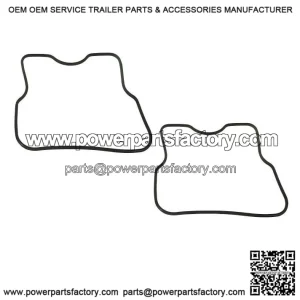 Valve Cover Gasket Set (2 Pieces) ?C Fits Kawasaki FD501V 17HP and John Deere LX279 ?C Replaces 9D25